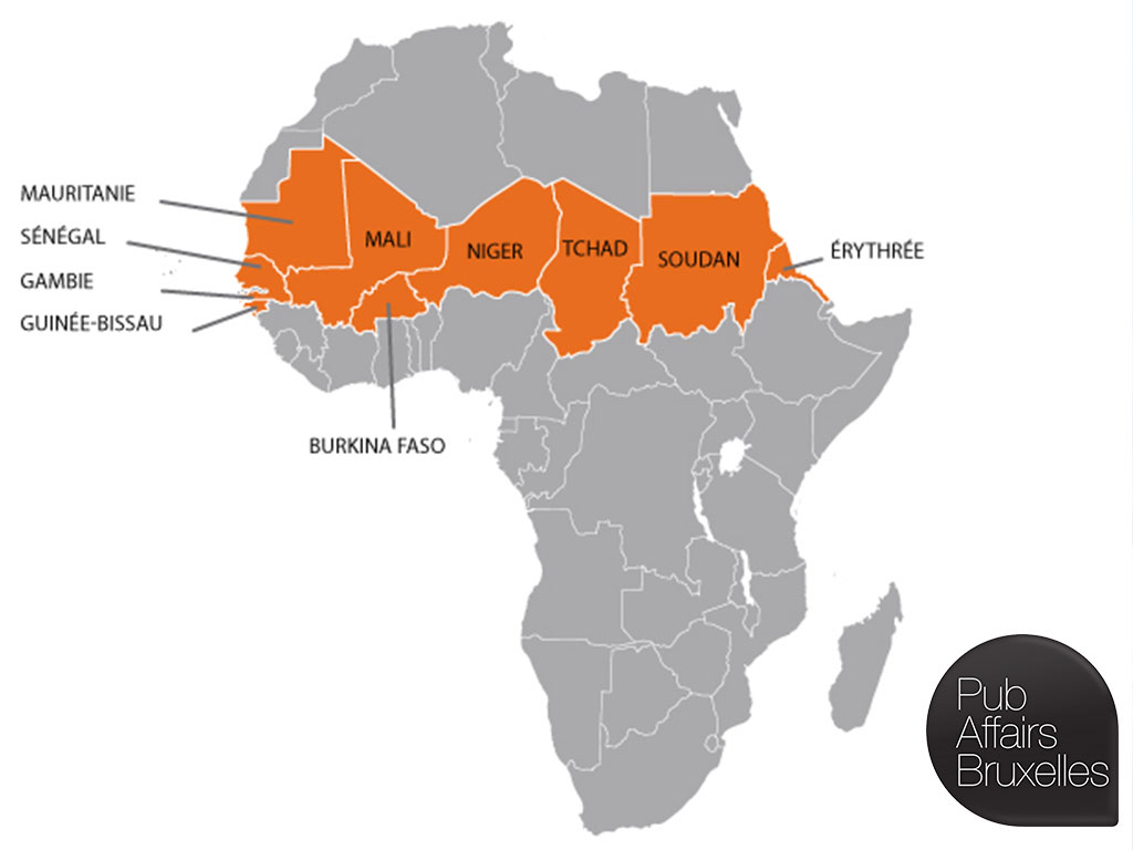 carte du sahel afrique